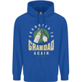 Promoted to Grandad Est. 2022 Mens 80% Cotton Hoodie Royal Blue