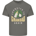 Promoted to Grandad Est. 2022 Mens Cotton T-Shirt Tee Top Charcoal