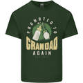 Promoted to Grandad Est. 2022 Mens Cotton T-Shirt Tee Top Forest Green