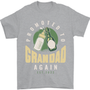 Promoted to Grandad Est. 2022 Mens T-Shirt 100% Cotton Sports Grey