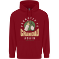 Promoted to Grandad Est. 2023 Childrens Kids Hoodie Red