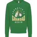 Promoted to Grandad Est. 2023 Kids Sweatshirt Jumper Irish Green