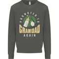 Promoted to Grandad Est. 2023 Kids Sweatshirt Jumper Storm Grey