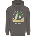 Promoted to Grandad Est. 2023 Mens 80% Cotton Hoodie Charcoal