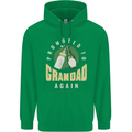 Promoted to Grandad Est. 2023 Mens 80% Cotton Hoodie Irish Green