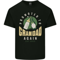 Promoted to Grandad Est. 2023 Mens Cotton T-Shirt Tee Top Black