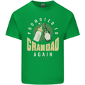 Promoted to Grandad Est. 2023 Mens Cotton T-Shirt Tee Top Irish Green