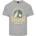 Promoted to Grandad Est. 2023 Mens Cotton T-Shirt Tee Top Sports Grey