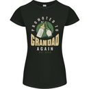 Promoted to Grandad Est. 2023 Womens Petite Cut T-Shirt Black