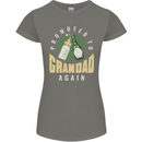 Promoted to Grandad Est. 2023 Womens Petite Cut T-Shirt Charcoal