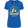 Promoted to Grandad Est. 2023 Womens Wider Cut T-Shirt Royal Blue