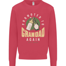 Promoted to Grandad Est. 2024 Kids Sweatshirt Jumper Heliconia