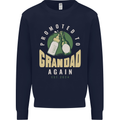 Promoted to Grandad Est. 2024 Kids Sweatshirt Jumper Navy Blue