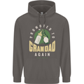Promoted to Grandad Est. 2024 Mens 80% Cotton Hoodie Charcoal