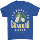 Promoted to Grandad Est. 2024 Mens T-Shirt 100% Cotton Royal Blue