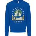 Promoted to Grandad Est. 2025 Kids Sweatshirt Jumper Royal Blue