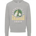 Promoted to Grandad Est. 2025 Kids Sweatshirt Jumper Sports Grey