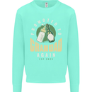 Promoted to Grandad Est. 2025 Mens Sweatshirt Jumper Peppermint