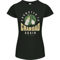 Promoted to Grandad Est. 2025 Womens Petite Cut T-Shirt Black
