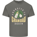 Promoted to Grandad Est. 2026 Mens Cotton T-Shirt Tee Top Charcoal
