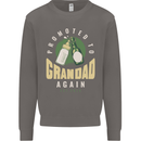 Promoted to Grandad Est. 2026 Mens Sweatshirt Jumper Charcoal