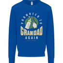Promoted to Grandad Est. 2026 Mens Sweatshirt Jumper Royal Blue
