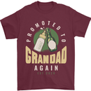 Promoted to Grandad Est. 2026 Mens T-Shirt 100% Cotton Maroon