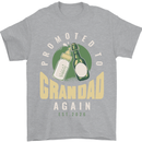 Promoted to Grandad Est. 2026 Mens T-Shirt 100% Cotton Sports Grey