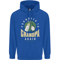 Promoted to Grandpa Est. 2022 Childrens Kids Hoodie Royal Blue