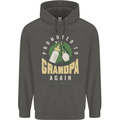 Promoted to Grandpa Est. 2022 Childrens Kids Hoodie Storm Grey