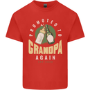 Promoted to Grandpa Est. 2022 Kids T-Shirt Childrens Red