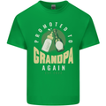 Promoted to Grandpa Est. 2022 Mens Cotton T-Shirt Tee Top Irish Green