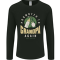 Promoted to Grandpa Est. 2022 Mens Long Sleeve T-Shirt Black