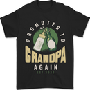 Promoted to Grandpa Est. 2022 Mens T-Shirt 100% Cotton Black