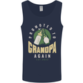 Promoted to Grandpa Est. 2022 Mens Vest Tank Top Navy Blue