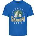 Promoted to Grandpa Est. 2023 Kids T-Shirt Childrens Royal Blue