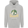 Promoted to Grandpa Est. 2023 Mens 80% Cotton Hoodie Sports Grey
