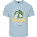 Promoted to Grandpa Est. 2023 Mens Cotton T-Shirt Tee Top Light Blue