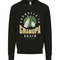 Promoted to Grandpa Est. 2023 Mens Sweatshirt Jumper Black