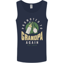 Promoted to Grandpa Est. 2023 Mens Vest Tank Top Navy Blue