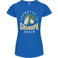 Promoted to Grandpa Est. 2023 Womens Petite Cut T-Shirt Royal Blue