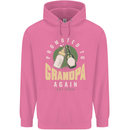 Promoted to Grandpa Est. 2024 Childrens Kids Hoodie Azalea