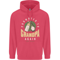 Promoted to Grandpa Est. 2024 Childrens Kids Hoodie Heliconia