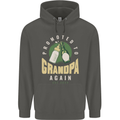 Promoted to Grandpa Est. 2024 Childrens Kids Hoodie Storm Grey