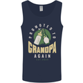 Promoted to Grandpa Est. 2024 Mens Vest Tank Top Navy Blue