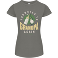Promoted to Grandpa Est. 2024 Womens Petite Cut T-Shirt Charcoal