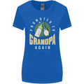 Promoted to Grandpa Est. 2024 Womens Wider Cut T-Shirt Royal Blue
