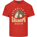 Promoted to Grandpa Est. 2025 Kids T-Shirt Childrens Red