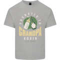 Promoted to Grandpa Est. 2025 Kids T-Shirt Childrens Sports Grey