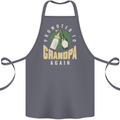 Promoted to Grandpa Est. 2026 Cotton Apron 100% Organic Steel